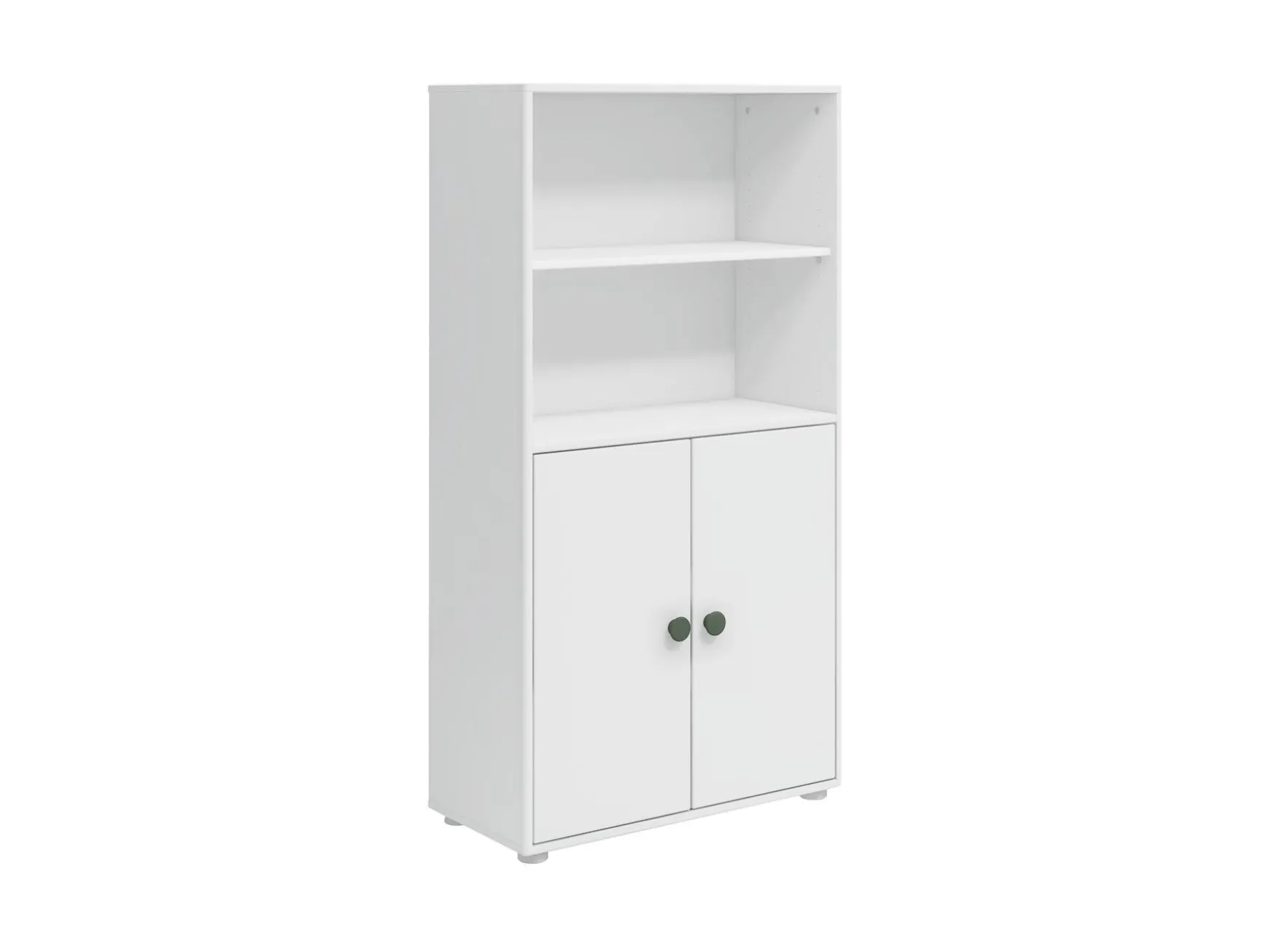 Midi Bücherregal, 2 Türen