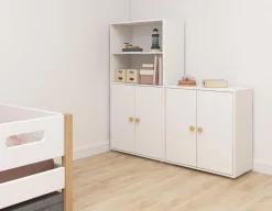 Mini Bücherregal, 2 Türen