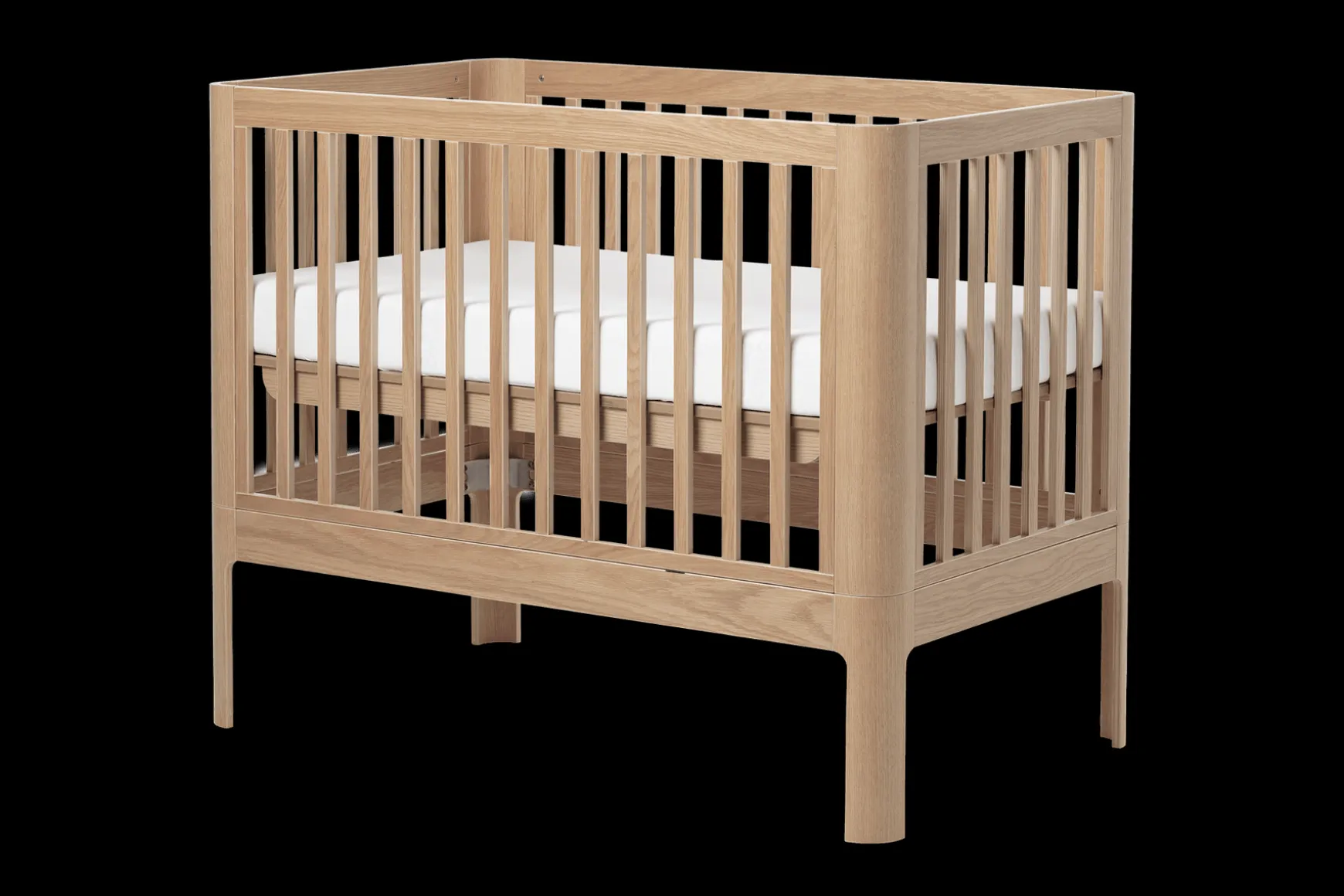 NOVA Babybett, Oak, 120x70 cm