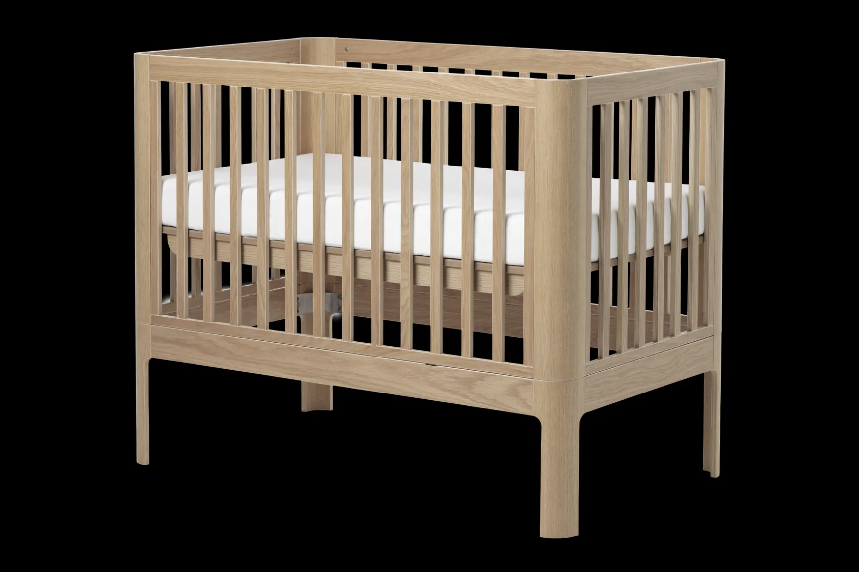 NOVA Babybett, Oak, 120x70 cm