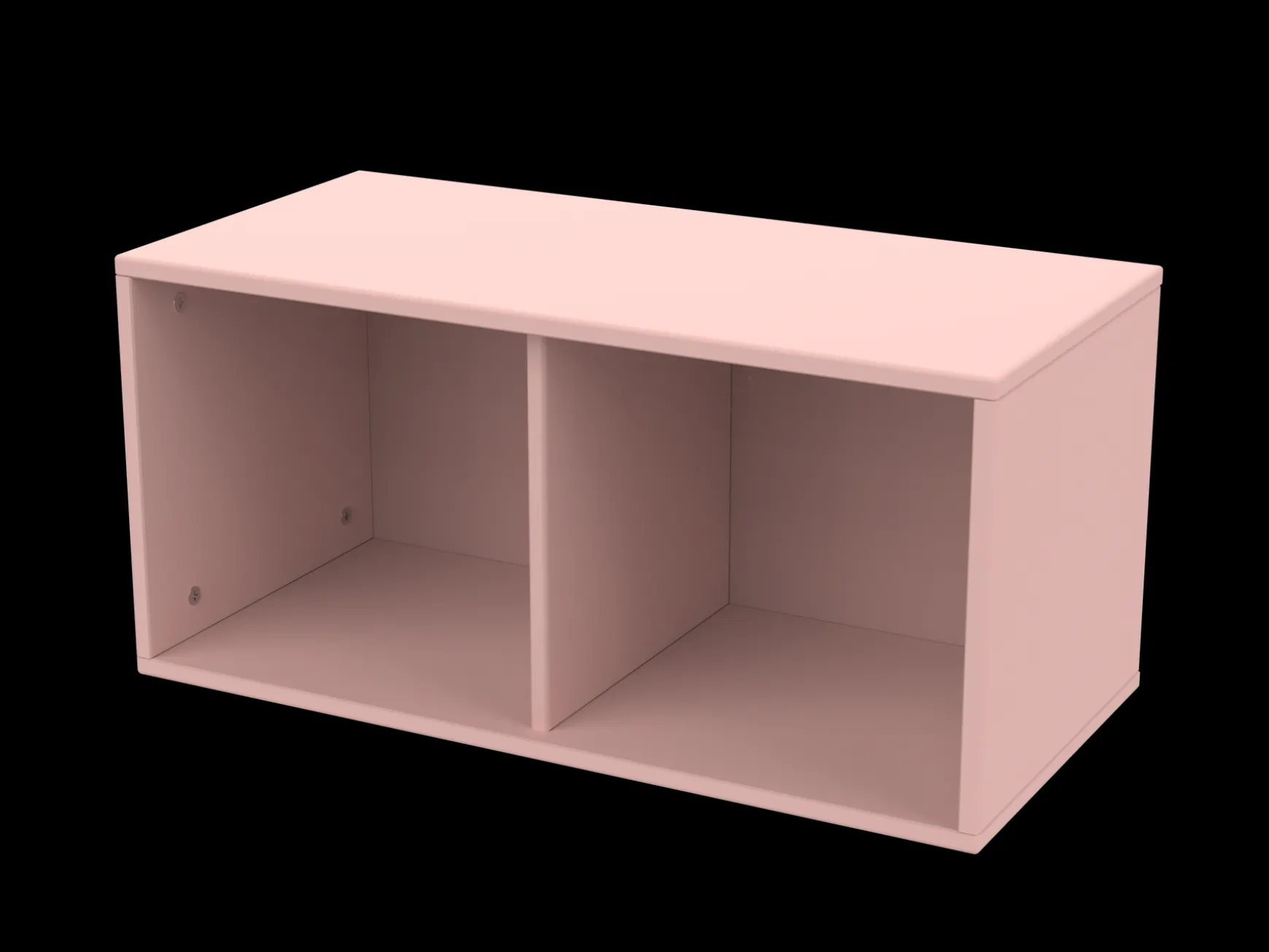ROOMIE Bücherregal, 72 cm, MDF, Blushing Pink
