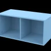 ROOMIE Bücherregal, 72 cm, MDF, Blue Skies