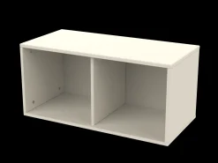 ROOMIE Bücherregal, 72 cm, MDF, Cream