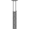 Threaded screw