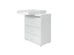 Wickeltisch, 3 Schubladen