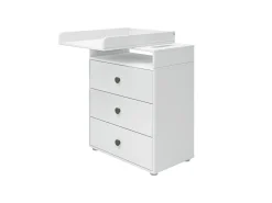 Wickeltisch, 3 Schubladen